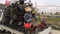 神戸市須磨区　東灘区　自転車回収