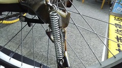 自転車のスタンド❗